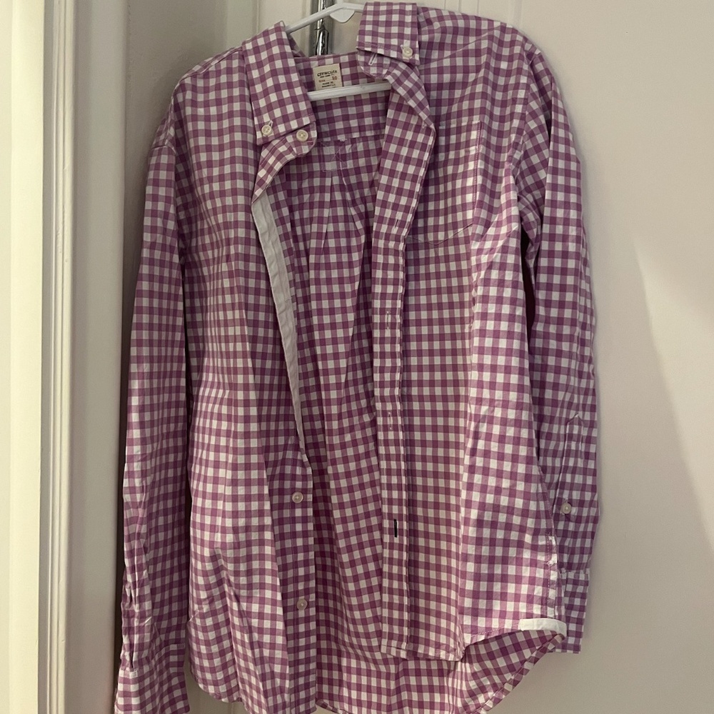 Jcrew Boys Long Sleeve Button Down Polo